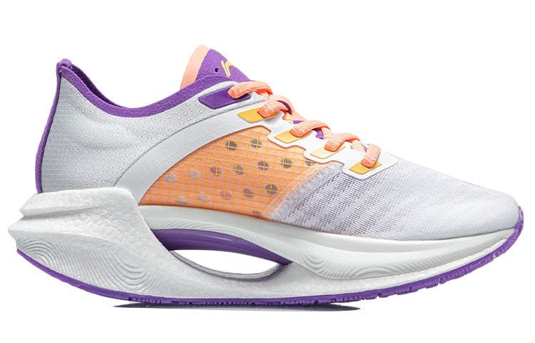 (WMNS) Li-Ning Essential 'White Orange Purple' ARHR122-7 - Image 2