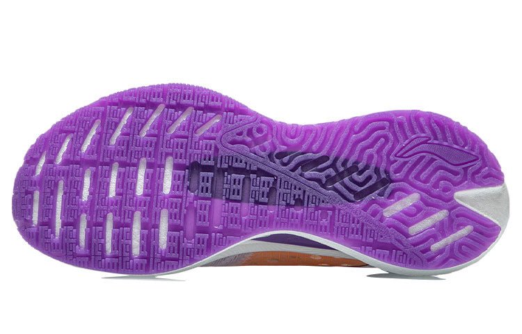 (WMNS) Li-Ning Essential 'White Orange Purple' ARHR122-7 - Image 5