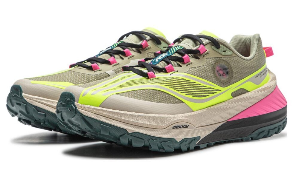 (WMNS) Li-Ning Dilu 'Grey Yellow Pink' ARNT004-6 - Image 4