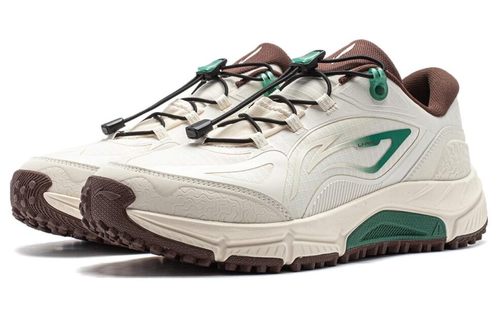 Li-Ning Yijie Lite V2 'Beige Brown Green' ARNT009-5 - Image 4
