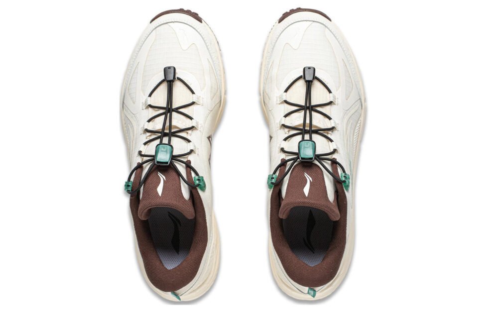 Li-Ning Yijie Lite V2 'Beige Brown Green' ARNT009-5 - Image 5