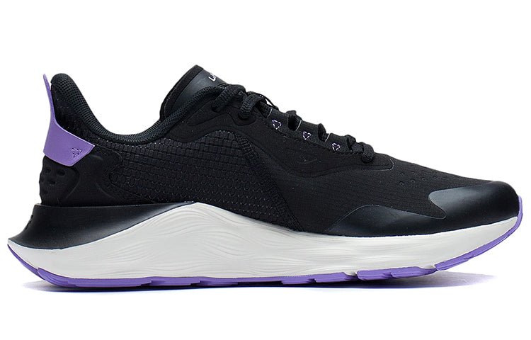 (WMNS) Li-Ning Daily Running Clouds Running Shoes 'Black Purple' ARSS014-1 - Image 2