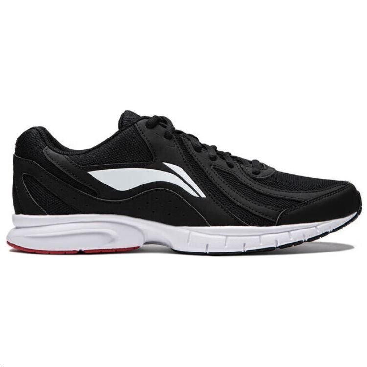 Li-Ning Running Shoes 'Black White' ARSU109-2 - Image 2