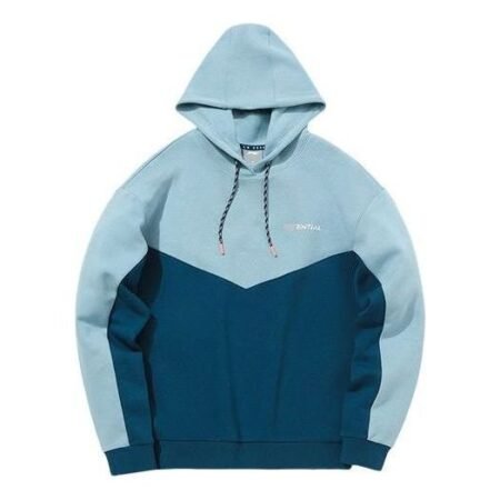 (WMNS) Li-Ning Color Block Hoodie 'Blue Teal' AWDQ438-2