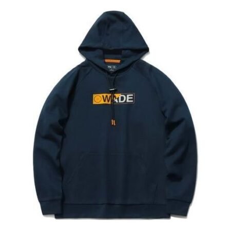 Li-Ning Wade Logo Hoodie 'Midnight Navy' AWDR037-5
