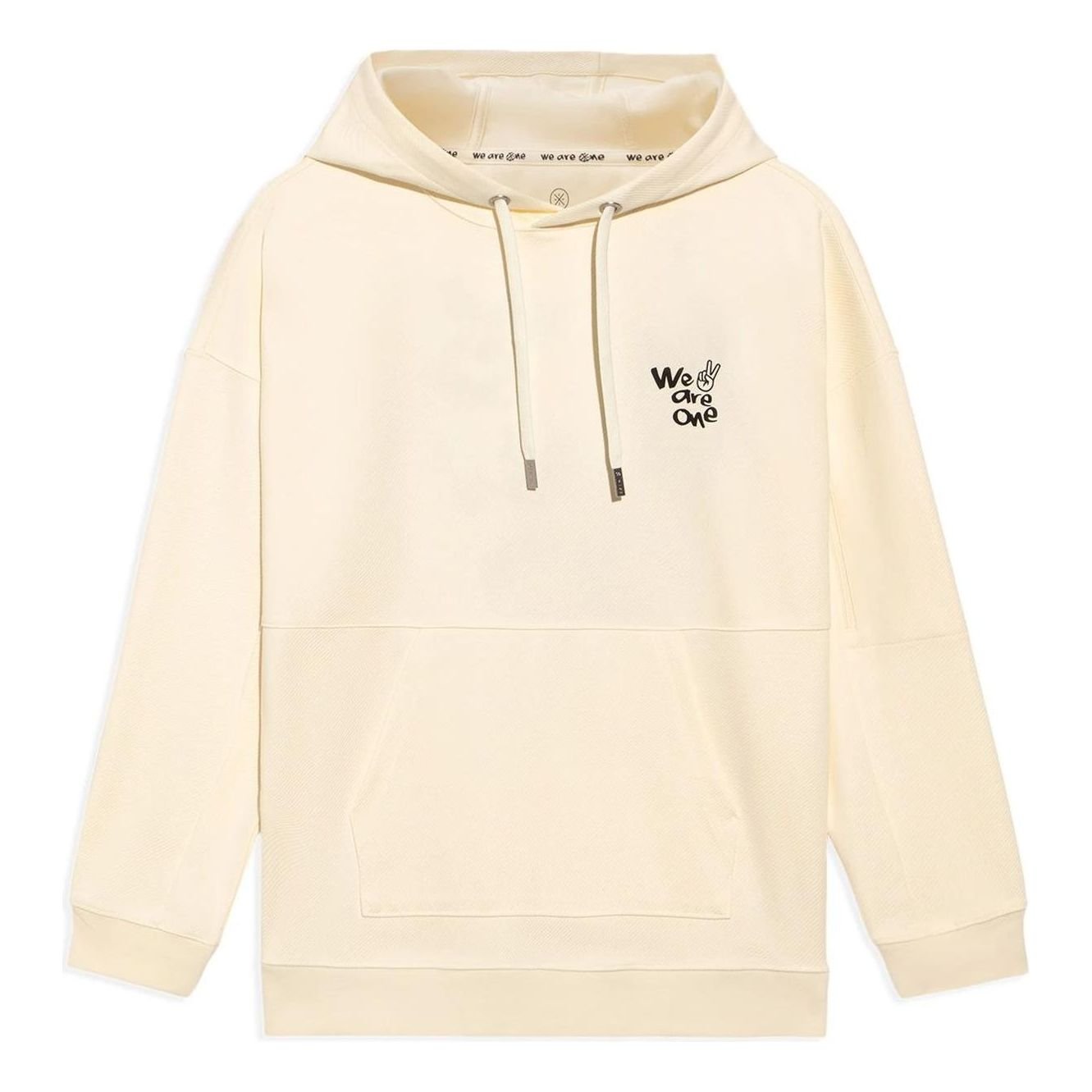 Li-Ning Way Of Wade We Are One Graphic Hoodie 'Beige' AWDS113-7