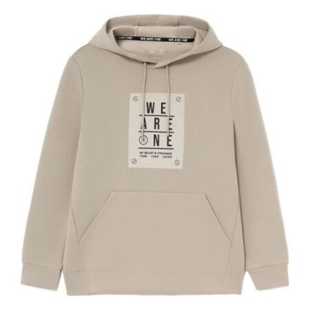 Li-Ning Wade Series Printing Hooded Pullover 'Brown' AWDS193-2