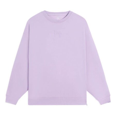 (WMNS) Li-Ning Lifestyle Classic Plain Sweatshirt 'Purple' AWDS778-3
