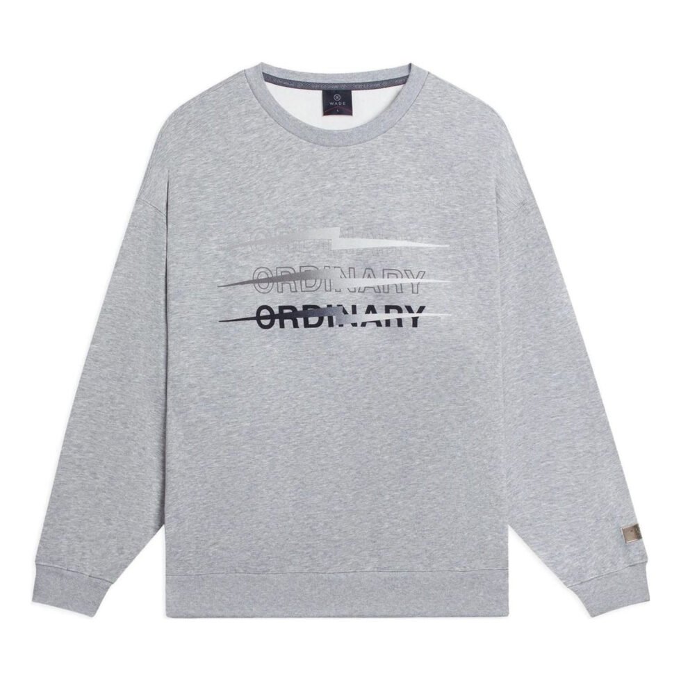 Li-Ning Way Of Wade Thunder Graphic Sweatshirt 'Grey' AWDSC57-5