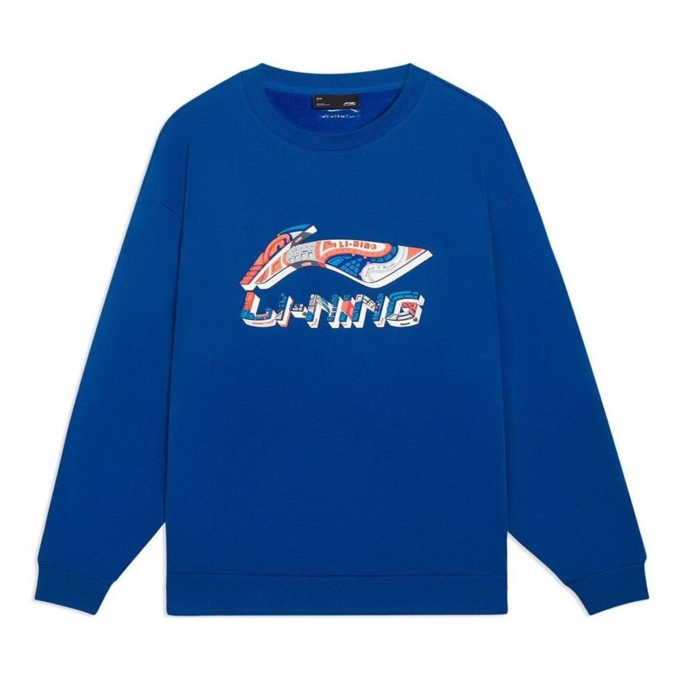 Li-Ning Essential Logo Sweatshirt 'Blue' AWDSI59-4