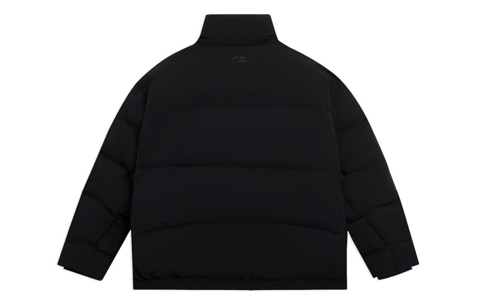 Li-Ning Counterflow Logo Down Jacket 'Black' AYMS387-1 - Image 2