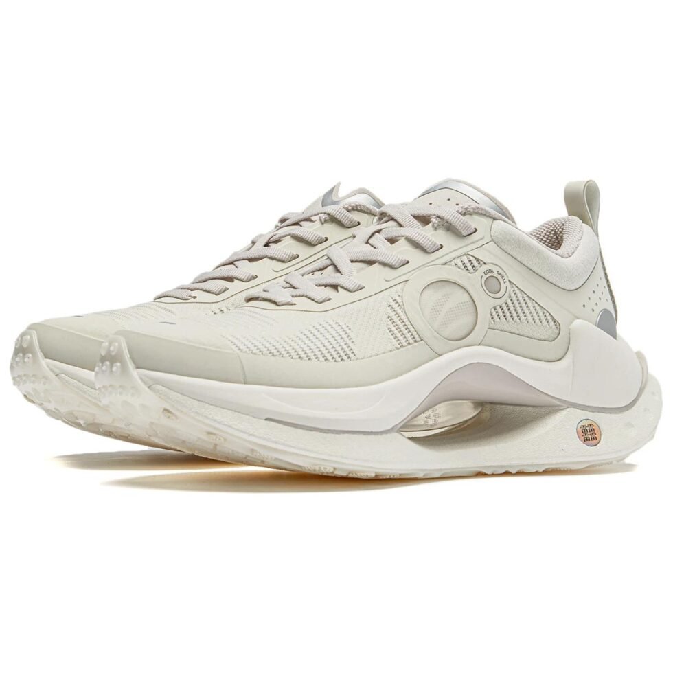 (WMNS) Li-Ning Jue Ying CRC 'Grey Beige' AZGT018-9 - Image 3