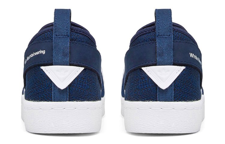 adidas White Mountaineering x Superstar Slip On PK 'Collegiate Navy' BY2879 - Image 4