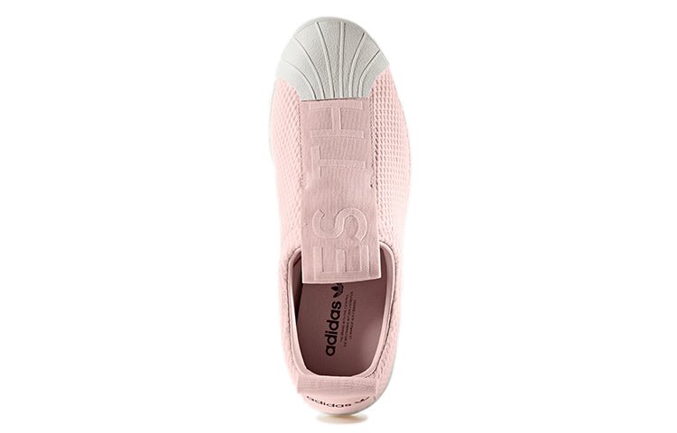 (WMNS) adidas Superstar BW3S Slipon W 'Pink White' BY9138 - Image 5