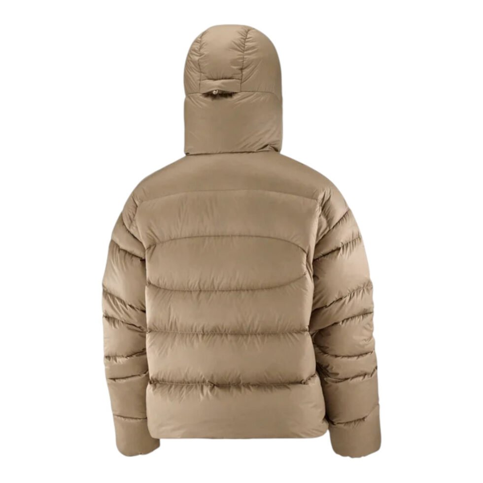 (WMNS) Salomon Outline Novelty Cropped Down Hooded Jacket 'Shitake' C22774 - Image 2