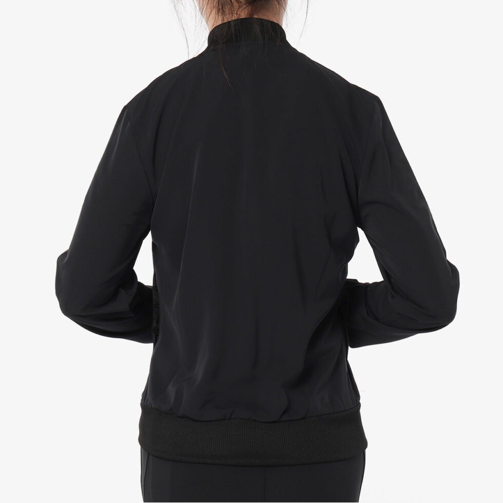 (WMNS) adidas neo Printing Running Sports Jacket Black CF9803 - Image 4