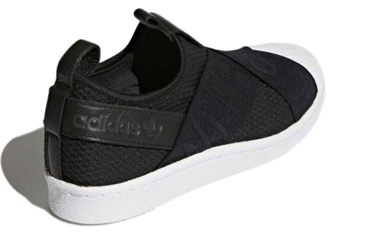 (WMNS) adidas Superstar Slip-On 'Core Black' CQ2382 - Image 4