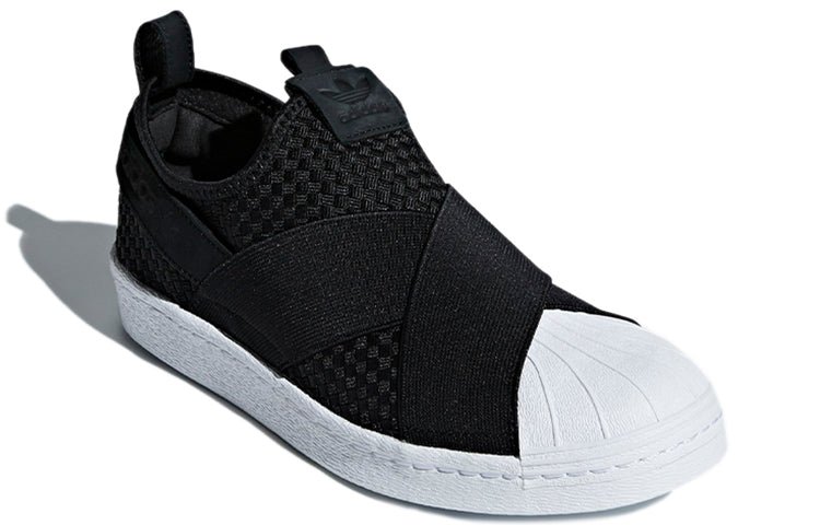 adidas originals Superstar Slip-On 'Black White' CQ2487 - Image 4