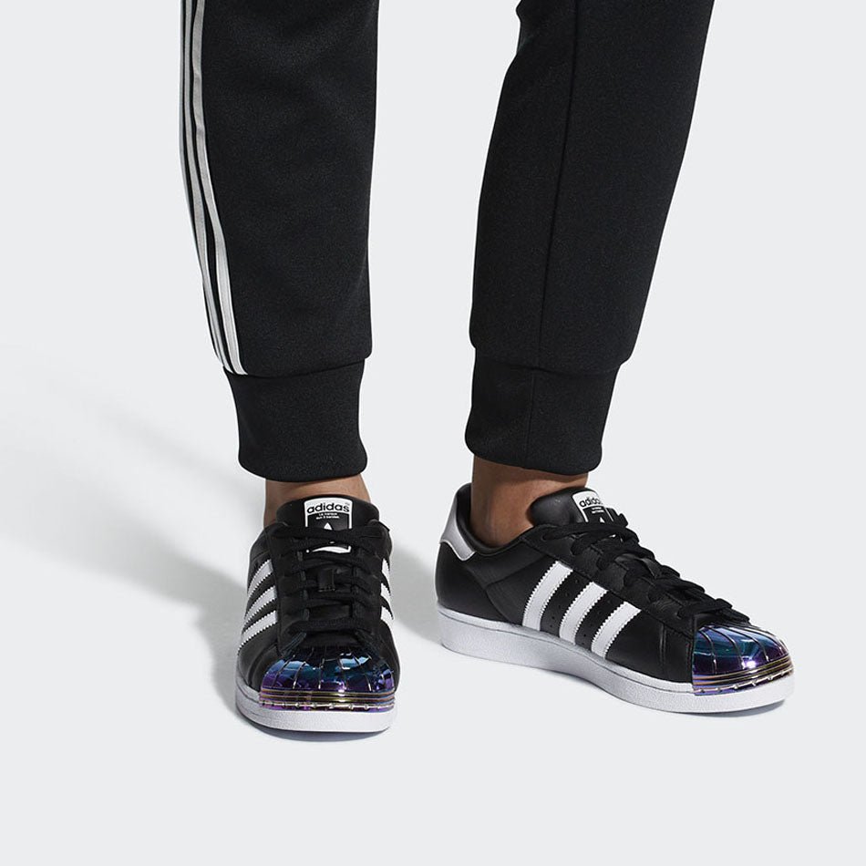 (WMNS) adidas Superstar Metal Toe Black CQ2611 - Image 7