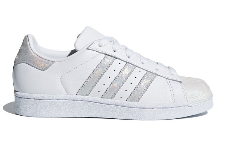 (GS) adidas Superstar J 'Footwear White' CQ2702 - Image 2