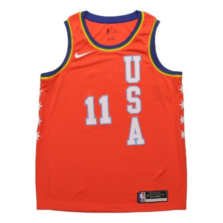 Nike NBA Trae Young All-Star Swingman Jersey SW Fan Edition 2020 Chicago 11 Orange CU8606-801