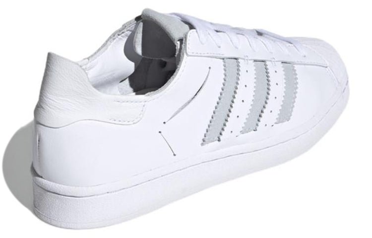 (WMNS) adidas originals Superstar 'White Grey' D97998 - Image 4