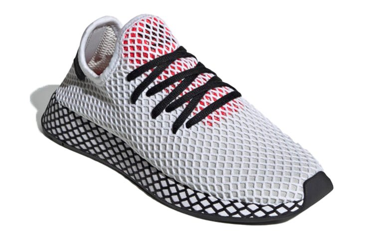 adidas Deerupt Runner 'Cloud White Red' DB2686 - Image 3