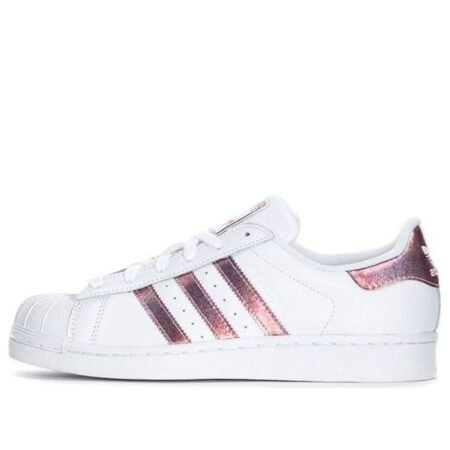(GS) adidas Superstar 'White Clear Orange Lenticular' DB2960