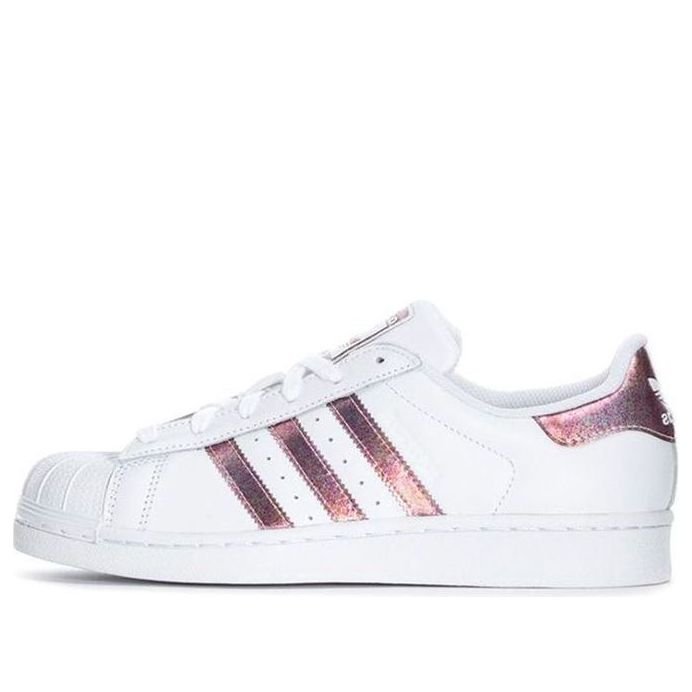 (GS) adidas Superstar 'White Clear Orange Lenticular' DB2960