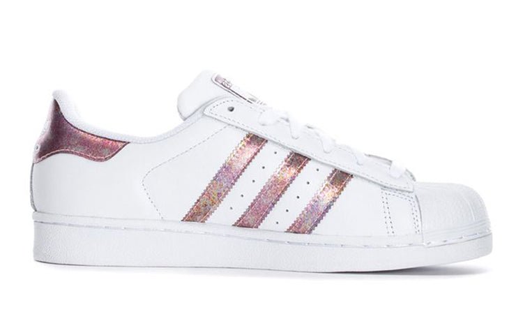 (GS) adidas Superstar 'White Clear Orange Lenticular' DB2960 - Image 2