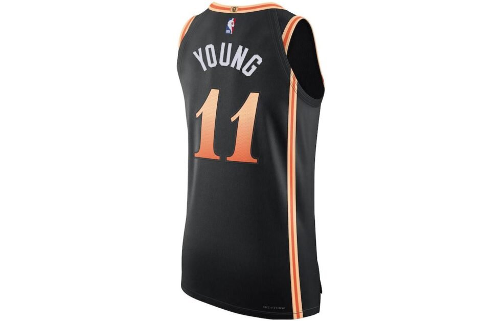 Nike x NBA Atlanta Hawks 22-23 Jersey 'Trae Young 11' DQ0185-010 - Image 2