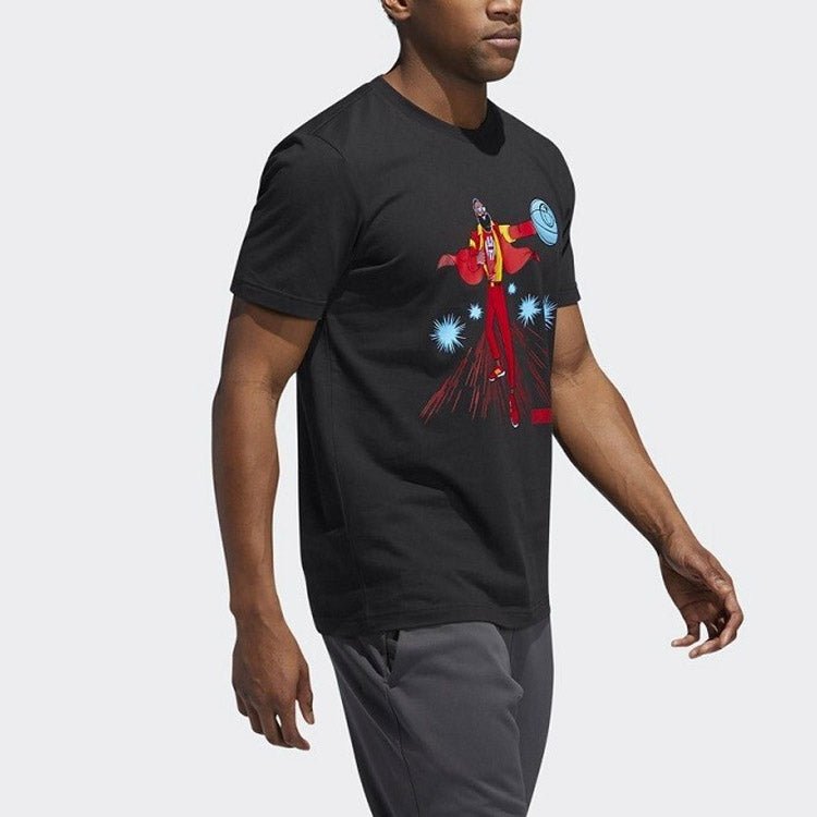 adidas x Marvel Harden Union Avengers Basketball s T Men's Black DU6717 - Image 4