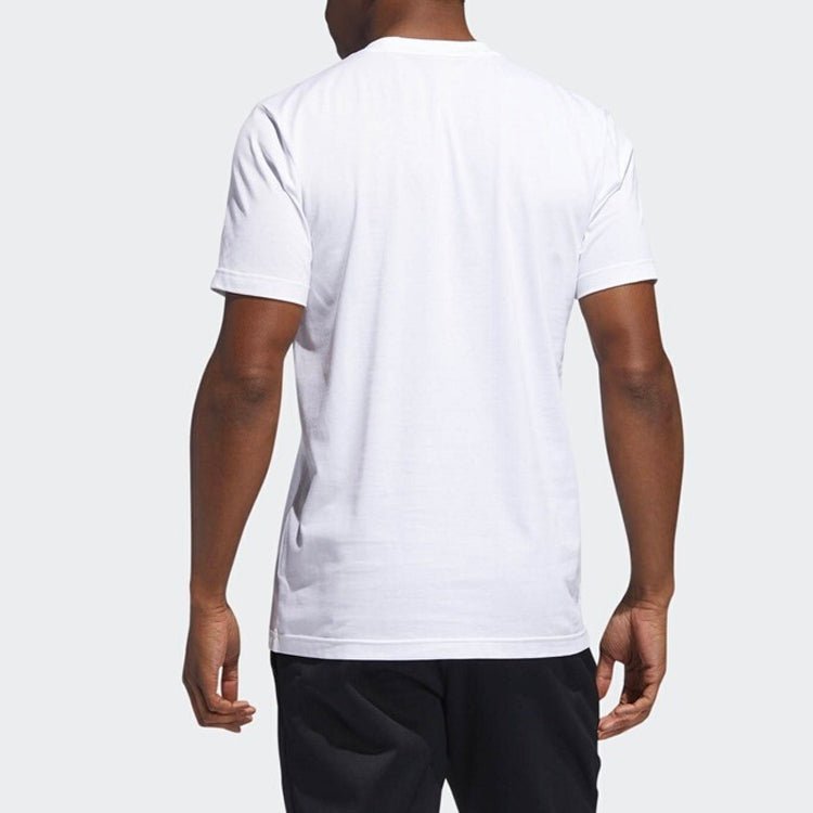 adidas Harden Mvmt Gu Printed TEE Men White DZ1872 - Image 5