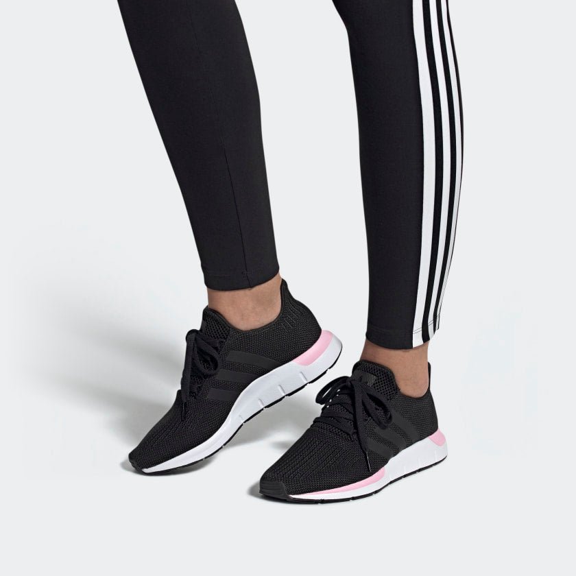 (WMNS) adidas Swift Run 'Black True Pink' EE4552 - Image 6
