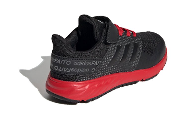 (GS) adidas FortaFaito EL K 'Black Red' EE7307 - Image 4
