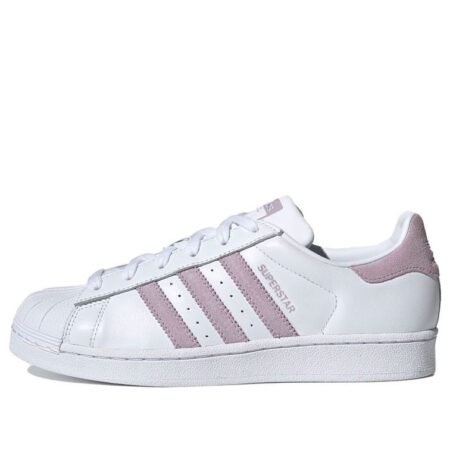 (WMNS) adidas originals Superstar 'White/Purple' EE7400