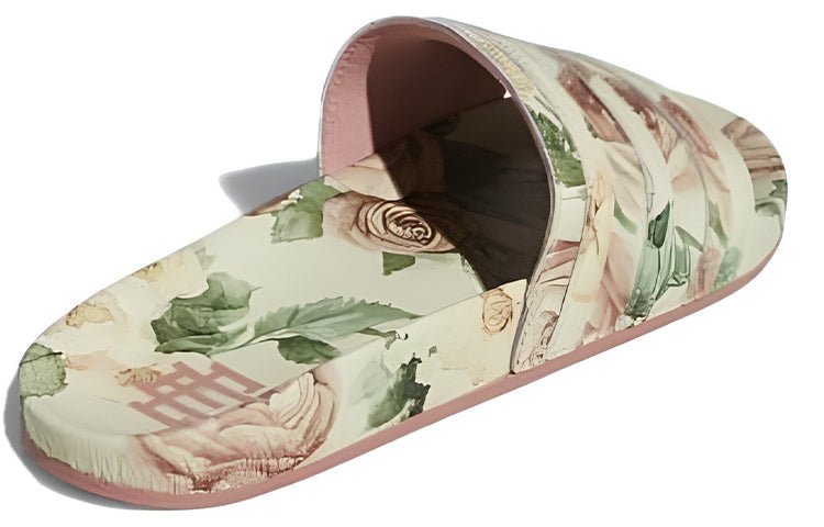 adidas x Eric Emanuel Adilette Slides 'Floral' EE7815 - Image 4