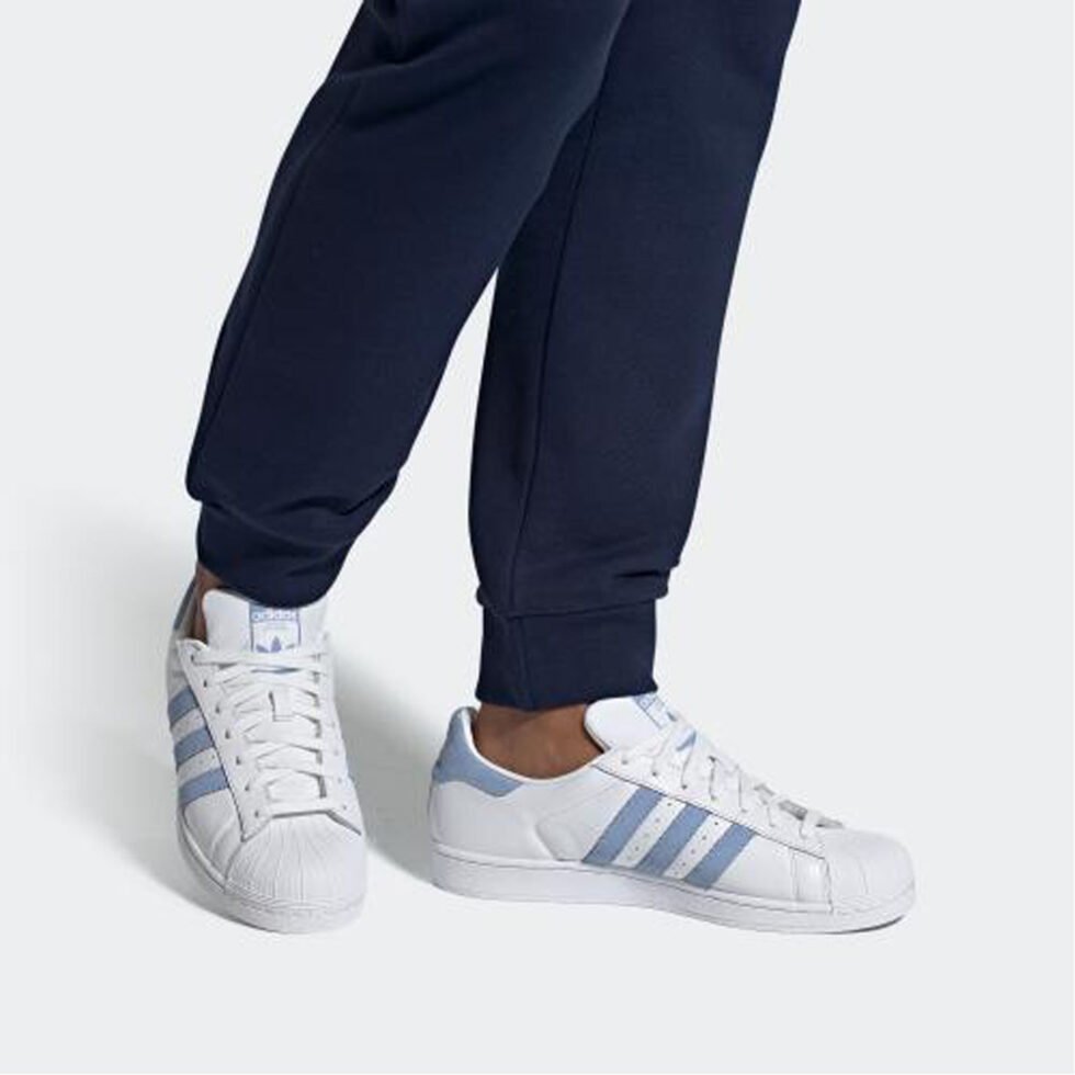 adidas Superstar 'Glow Blue' EF9239 - Image 7