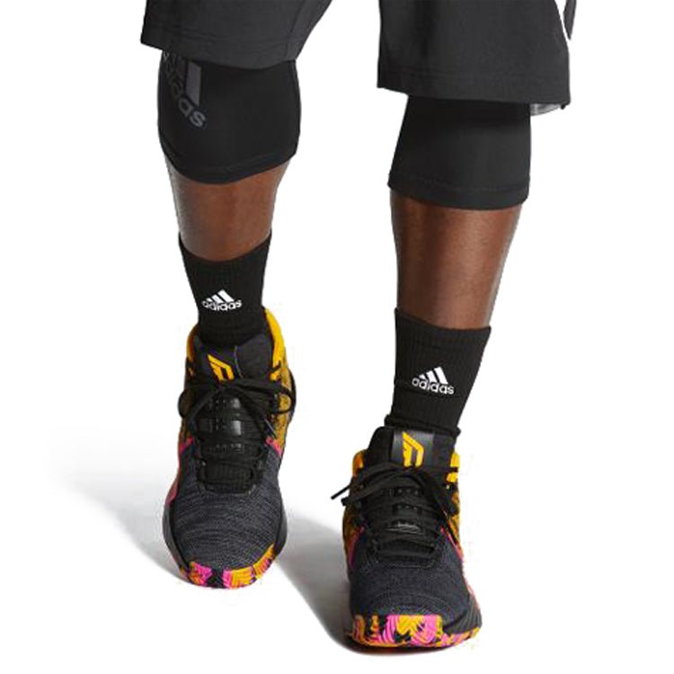 adidas DAME 5 GCA 'Black Yellow' EF9370 - Image 6