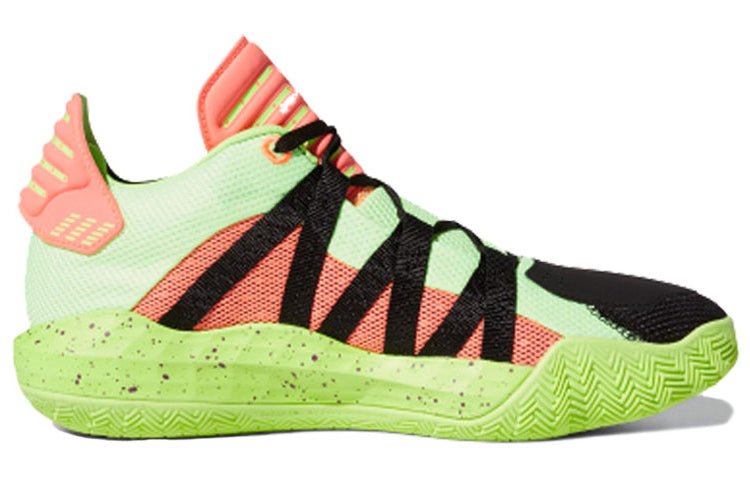 adidas Dame 6 'Signal Green Coral' EF9871 - Image 2