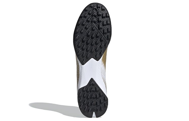 adidas X Ghosted.3 TF 'White Metallic Gold Melange' EG8199 - Image 6