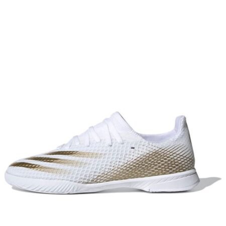 adidas X Ghosted.3 IN 'White Metallic Gold Melange' EG8204
