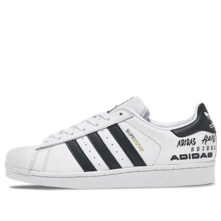 (WMNS) adidas originals Superstar For Black/White/Golden EH1214
