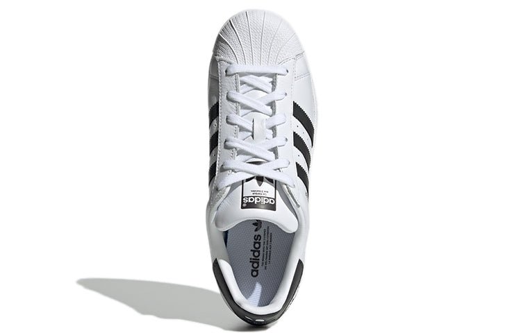 (WMNS) adidas originals Superstar For Black/White/Golden EH1214 - Image 5