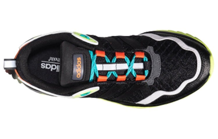 adidas neo 20-20 FX Trail 'Black Yellow Orange' EH2216 - Image 4