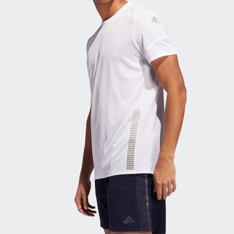 Men's adidas 25/7TeeRunr Running Short Sleeve White 7 Tee RunrT EI6325 - Image 4