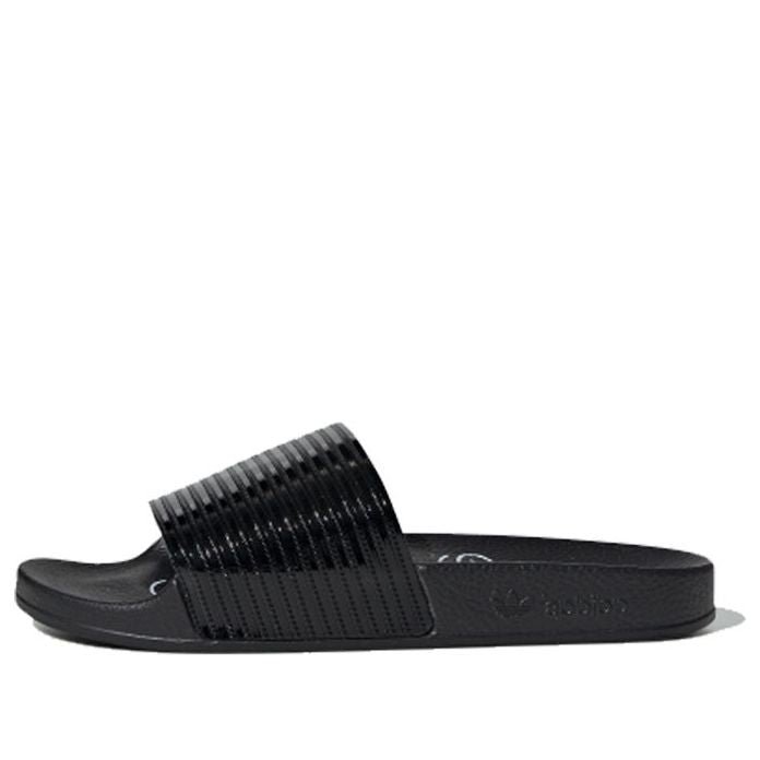 (WMNS) adidas originals Adilette W 'Black' F33934