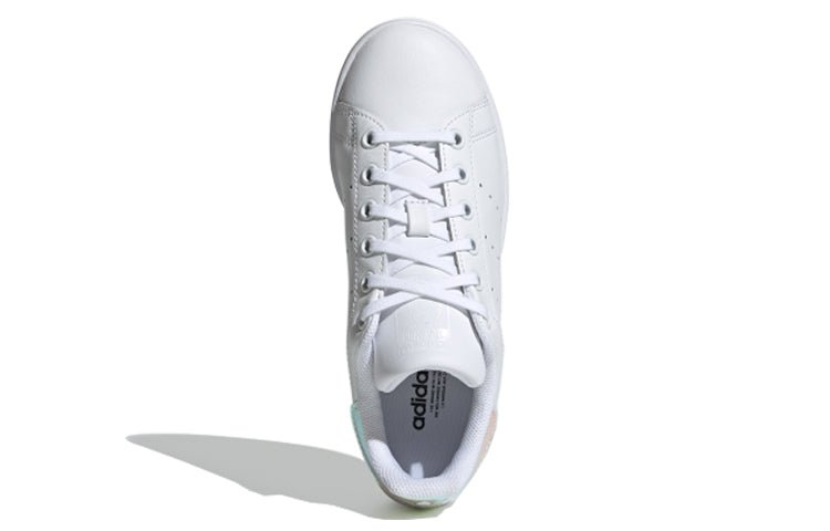 (GS) adidas Stan Smith J 'White Iridescent' FU6673 - Image 5
