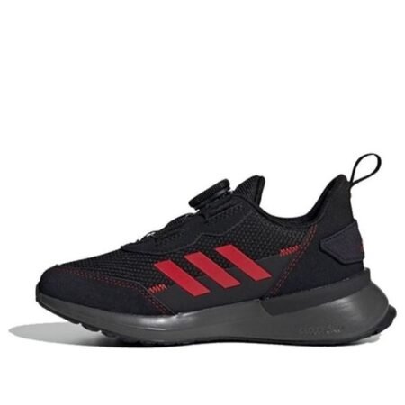 (PS) adidas RapidaRun Boa K 'Black Red' FU7314