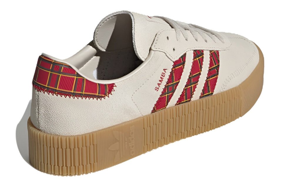 (WMNS) adidas Sambarose 'Clear Brown Scarlet Collegiate Green' FU9746 - Image 3